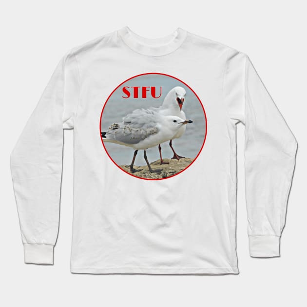 STFU Long Sleeve T-Shirt by Jane Izzy Designs